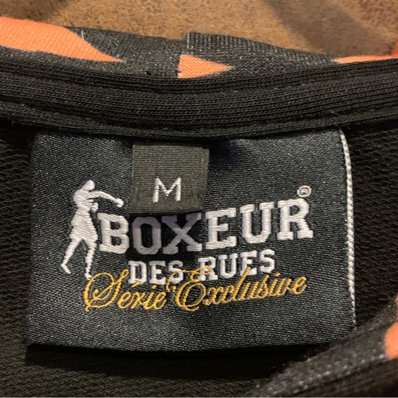 Hoodie Boxeur Des Rues Series Exclusive Zip-up Logo Sweatshirt Men’s Size M - Picture 6 of 16